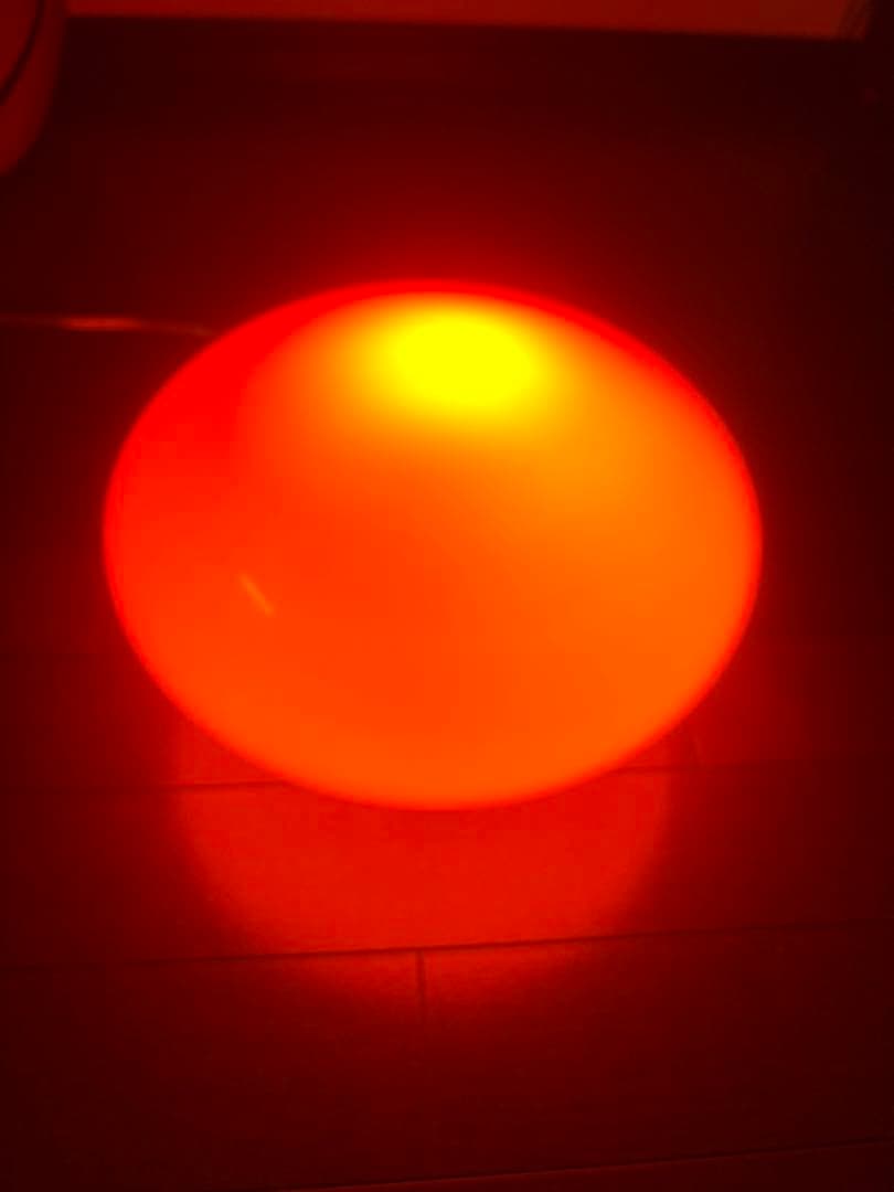 トヨスター　オレンジ　ライト　おしゃれ　フロアライト　レトロ