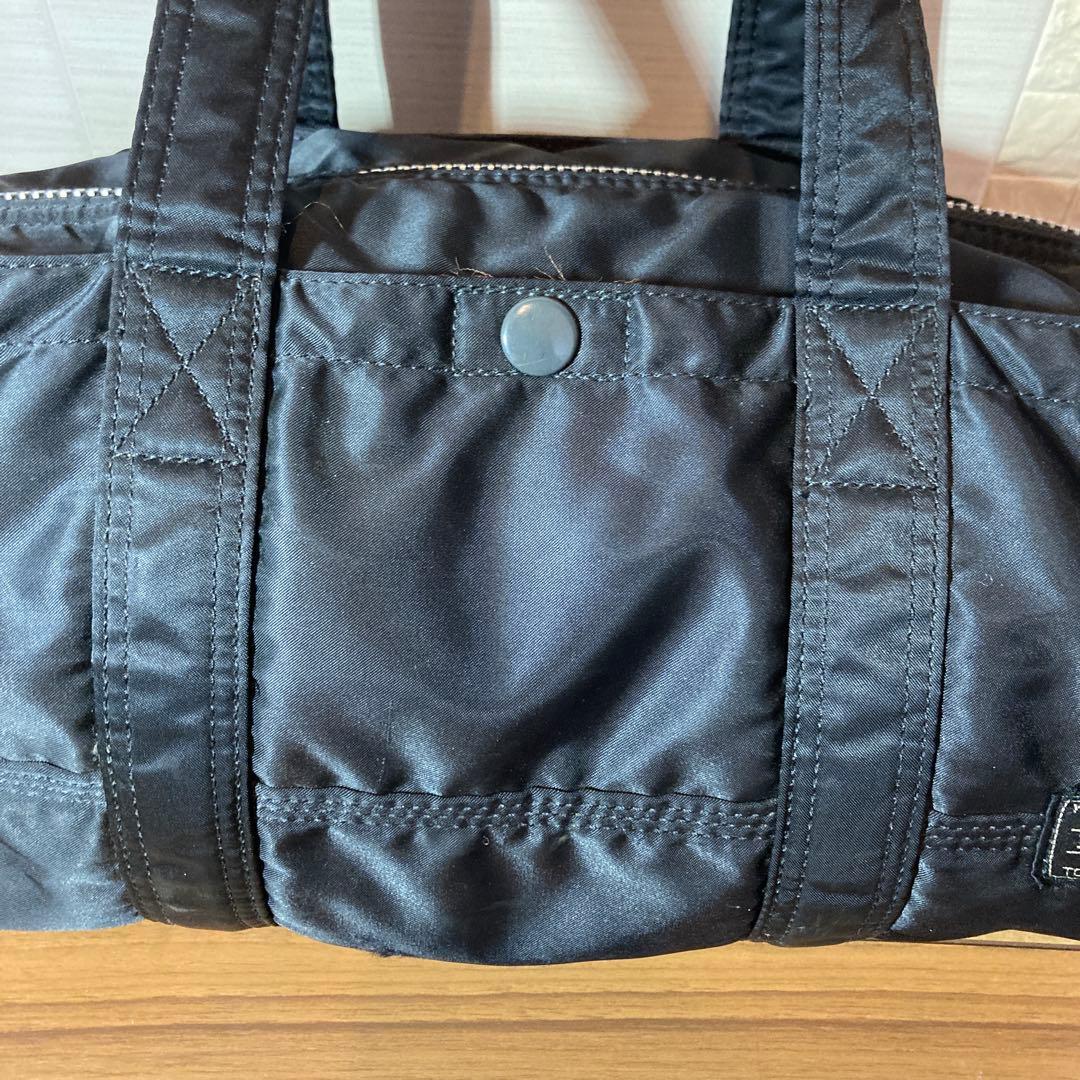 ポーター タンカー ドラムバッグ ミニボストンバッグ 黒 ナイロン