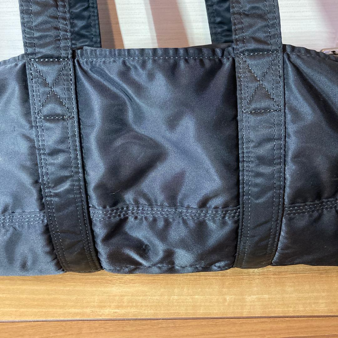 ポーター タンカー ドラムバッグ ミニボストンバッグ 黒 ナイロン