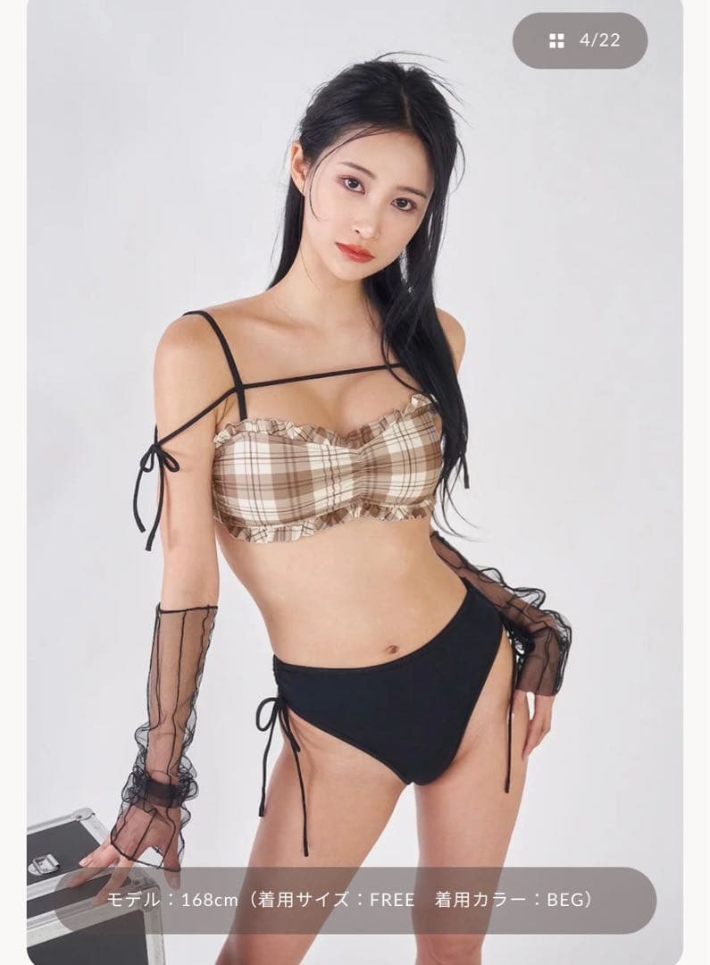 Darich ショルダーリボンフリルビキニ ダーリッチ