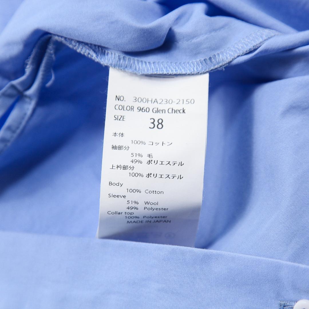 美品 ENFOLD 24AW KNIT CLERIC SHIRT グレンチェック