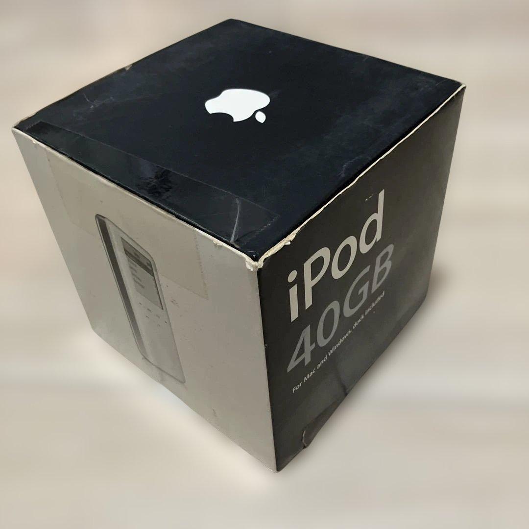 ⚫︎iPod第3世代⚫︎40GB⚫︎箱説明書付属品付き⚫︎ジャンク⚫︎