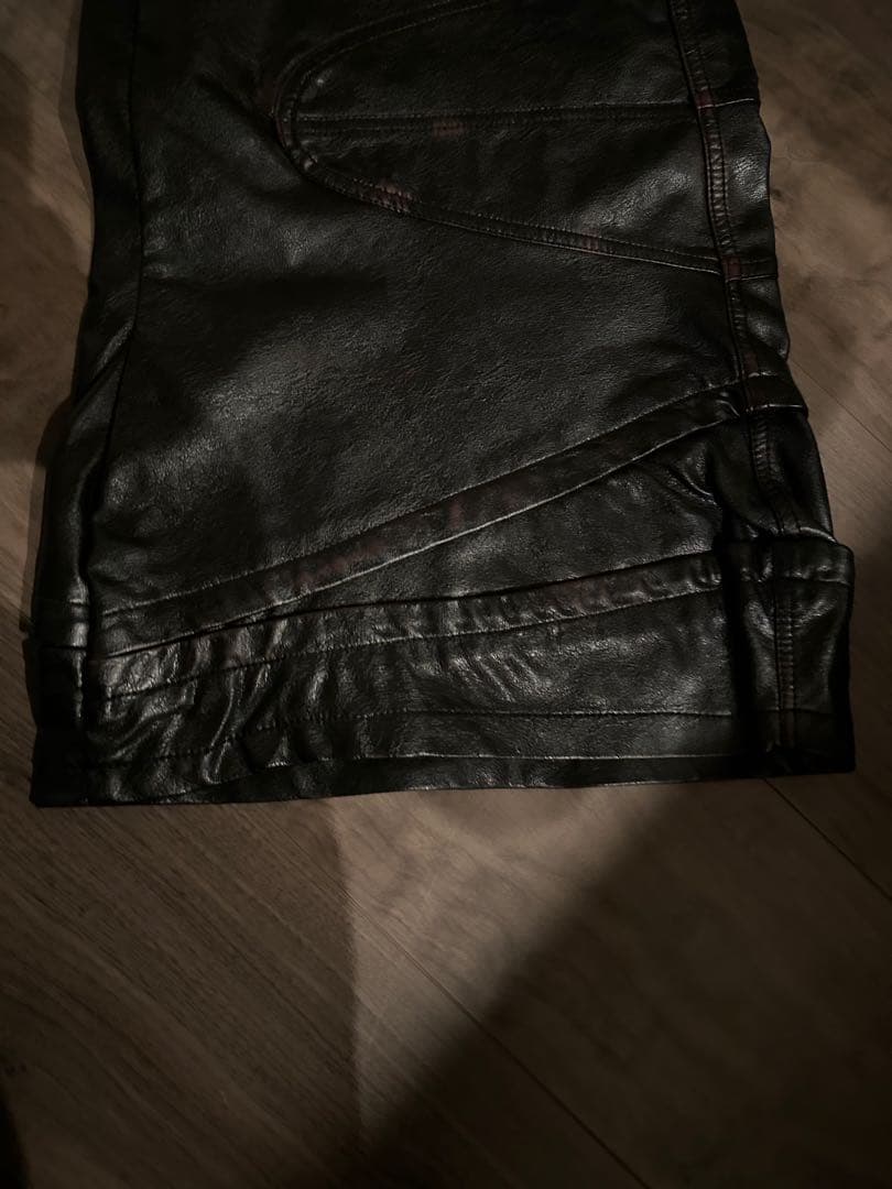 ［完売品］personsoul レザーカーゴパンツopium swag