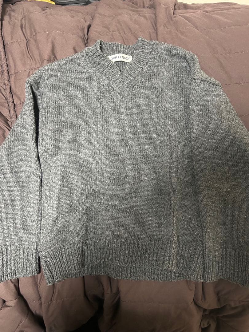 完売品 OUR LEGACY SONAR V-NECK 46 限定値下げ