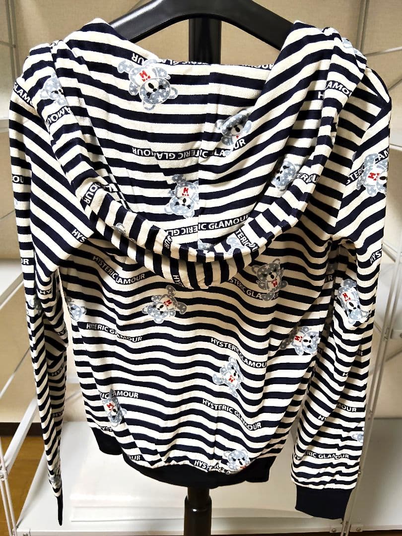 HYSTERIC GLAMOUR ストライプパーカー フリーサイズ