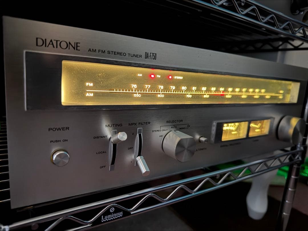 動作品　高級機　DIATONE DA-F750 チューナー