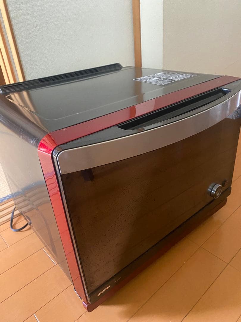 東芝 ER-ND500 レッド オーブンレンジ 2016年製 石窯ドーム