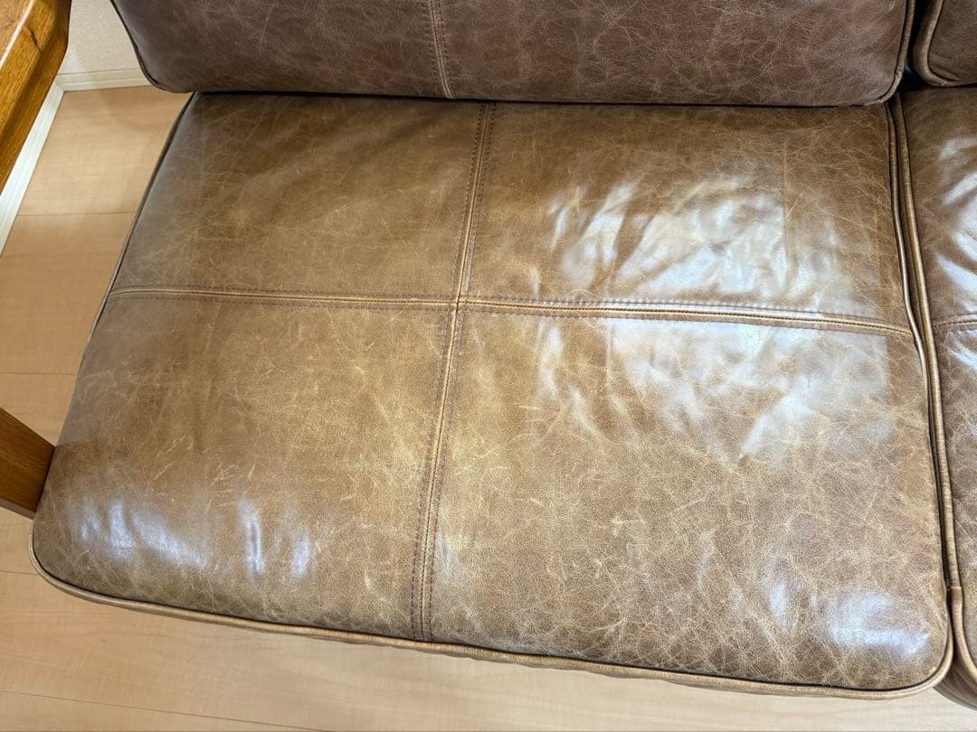 ⭐︎お値下げしました！　wtw ソファ TISMO 本革 レザー ダブルティー