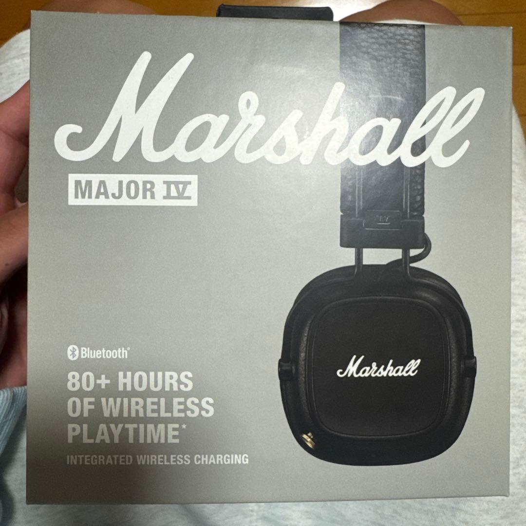 Marshall Major IV ワイヤレスヘッドフォン ブラック