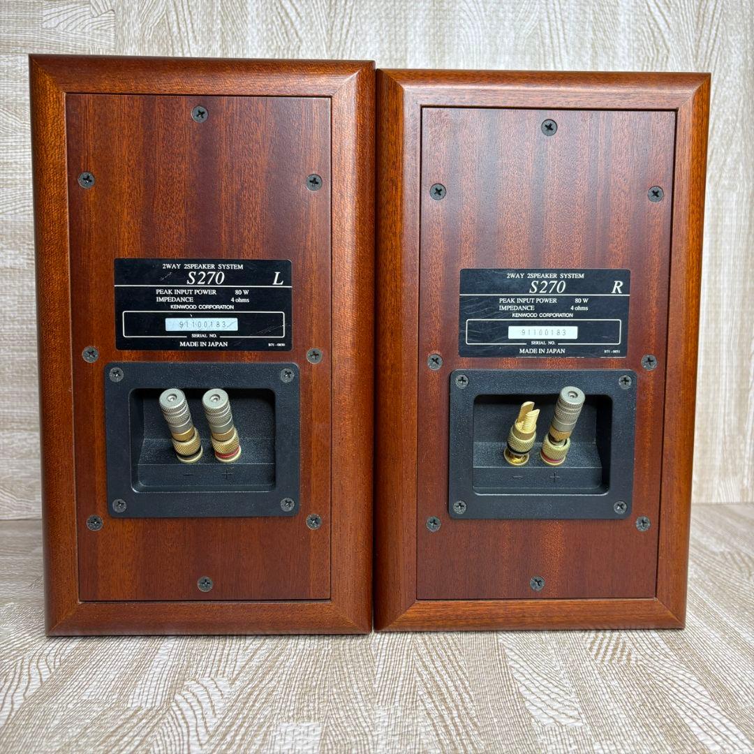 KENWOOD ケンウッド S270 スピーカー オーディオ 音響 ジャンク