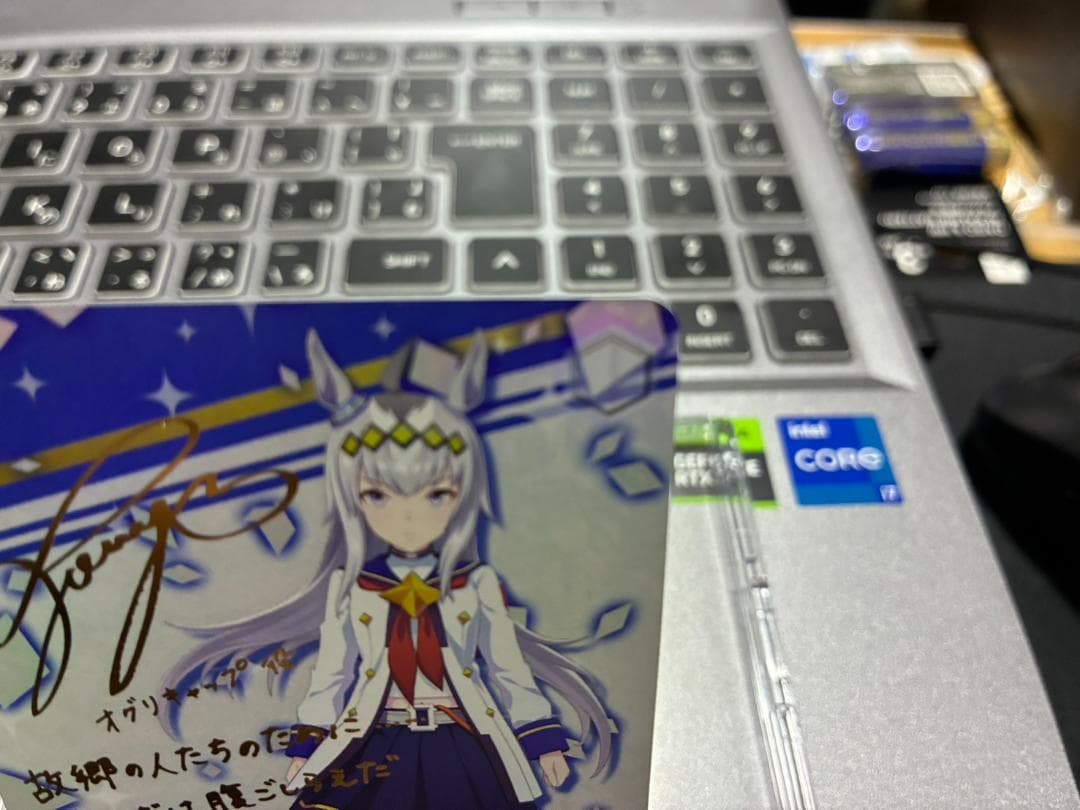 ヴァイスシュヴァルツ　ウマ娘　スターライトビート オグリキャップ　サイン