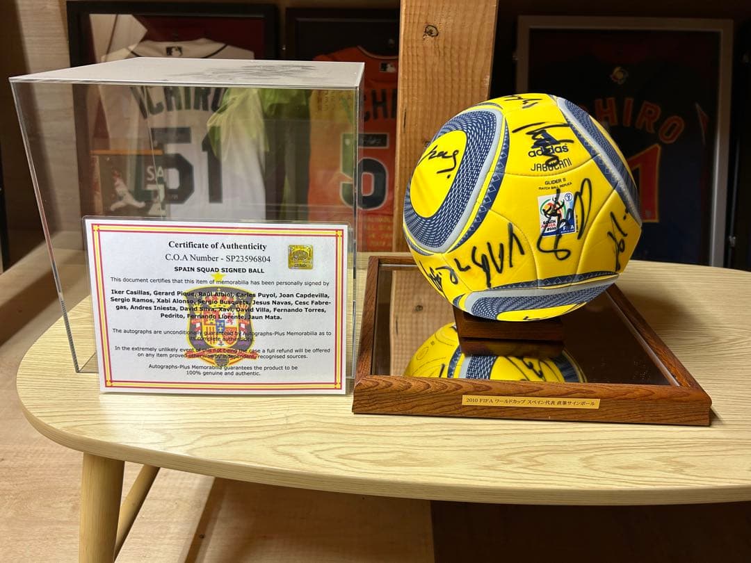 2010 FIFAワールドカップ スペイン代表 サインボール