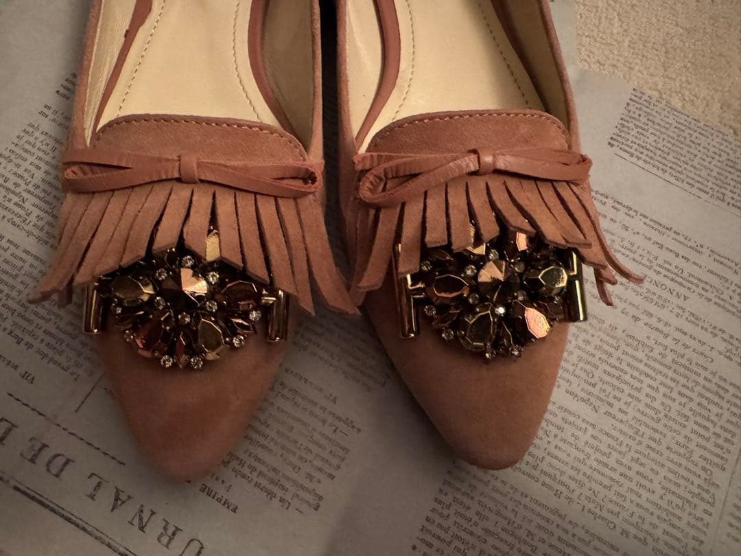 TOD'S フラットシューズ ピンク 37.5