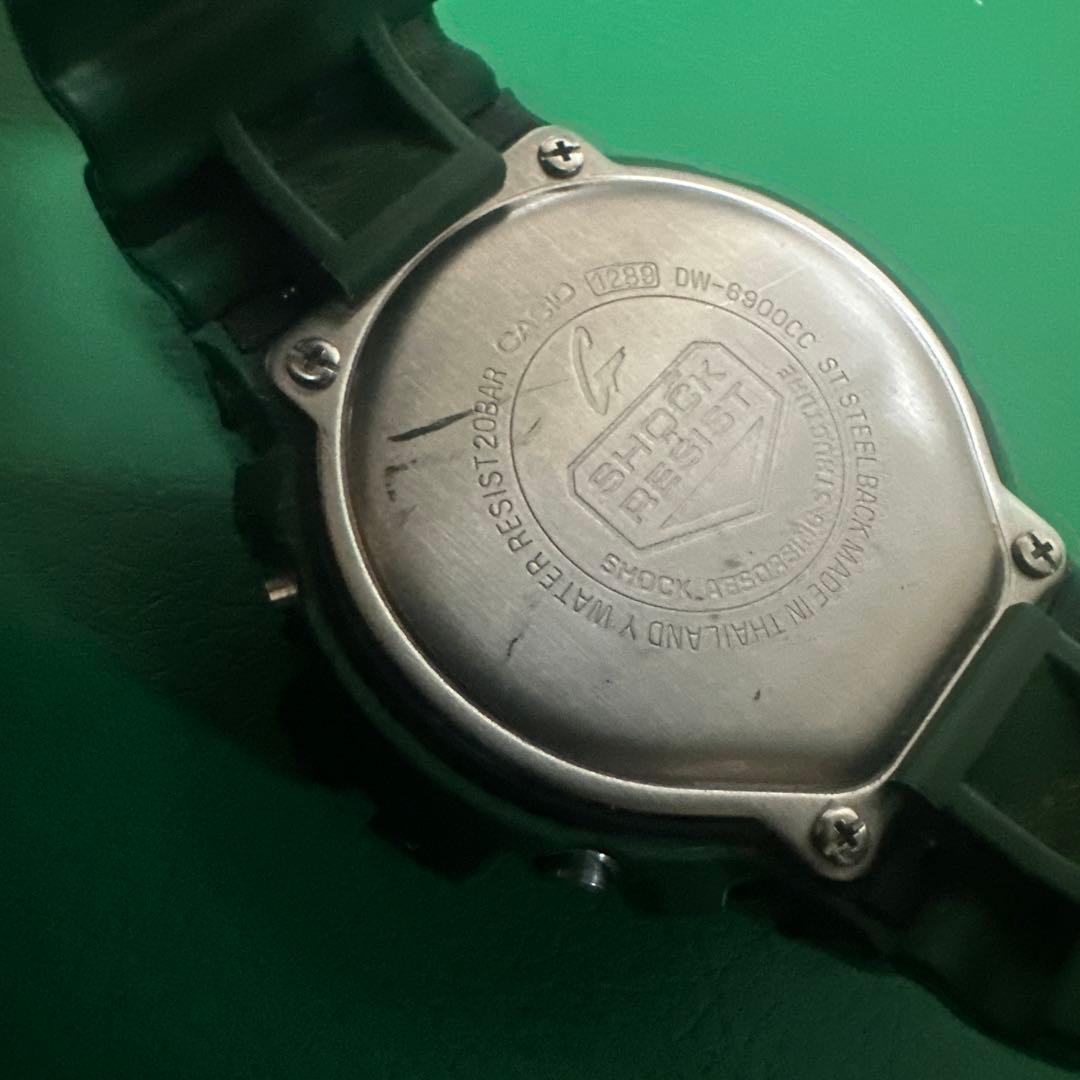 CASIO DW-6900CC-3JF クレイジーカラーズ　グリーン