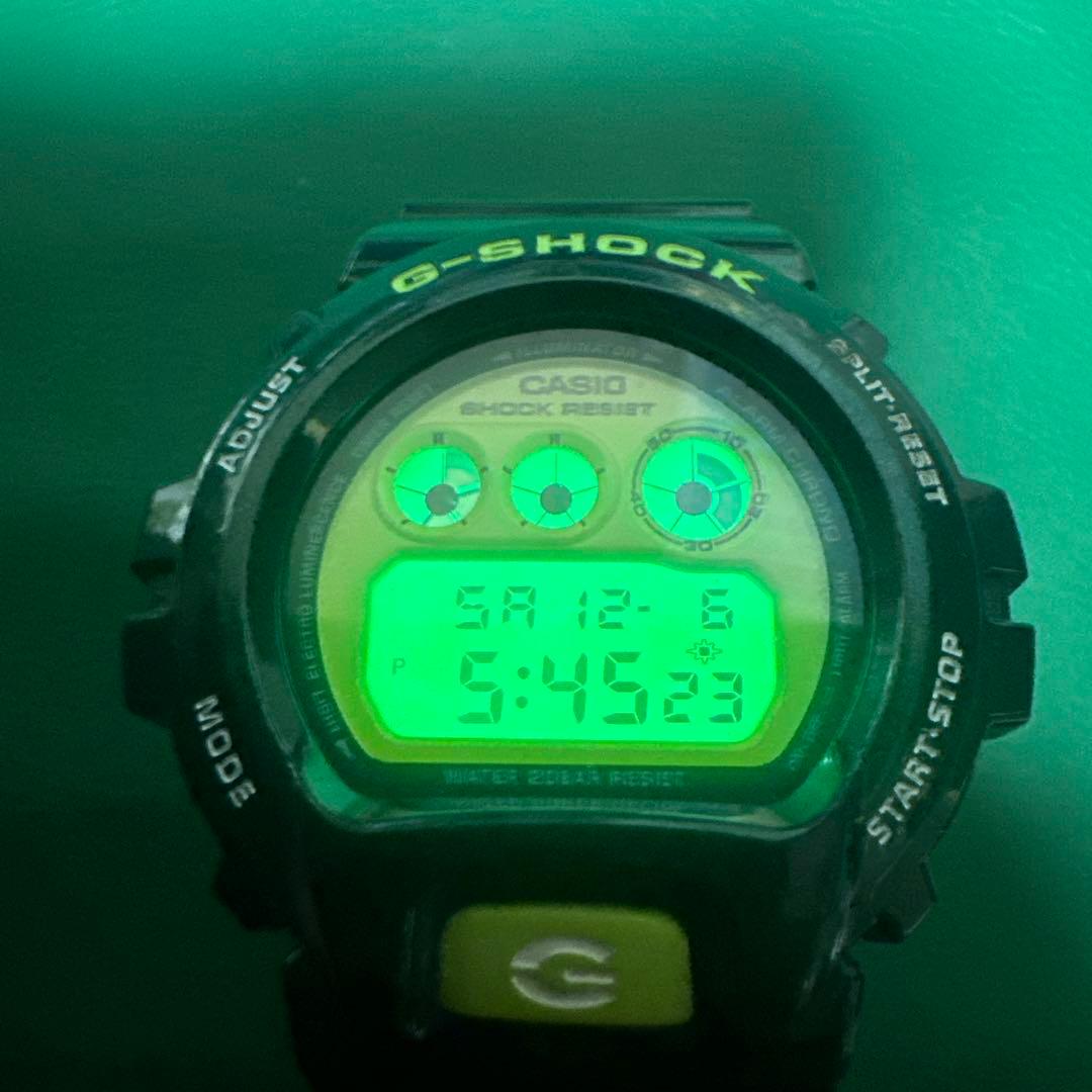 CASIO DW-6900CC-3JF クレイジーカラーズ　グリーン