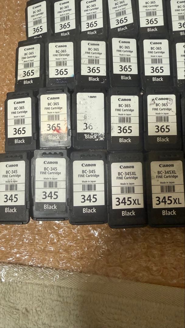 Canon 純正使用済みインクカートリッジ80個-1