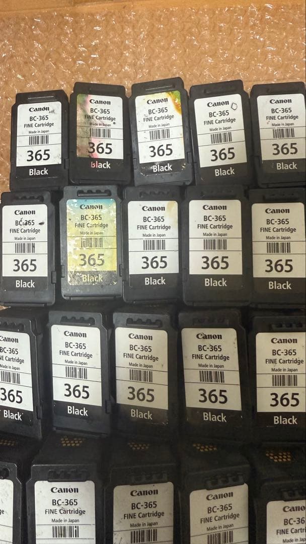 Canon 純正使用済みインクカートリッジ80個-1