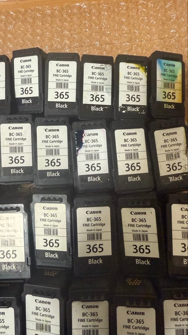 Canon 純正使用済みインクカートリッジ80個-1