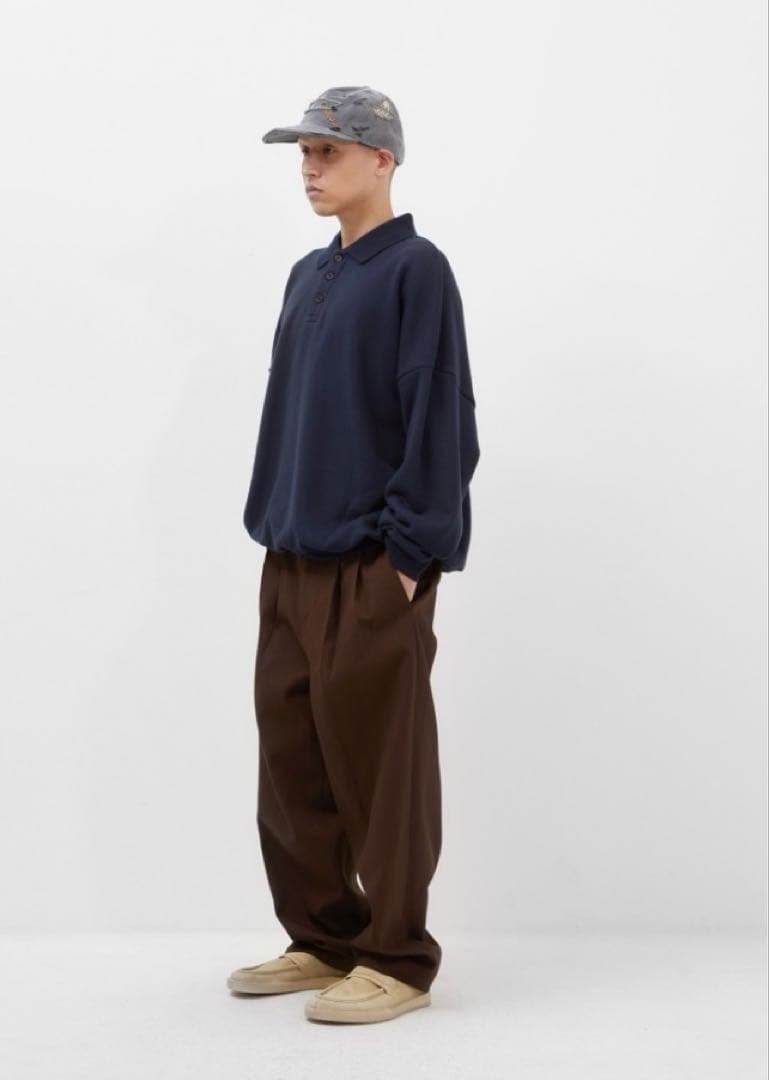パンツ TTT_MSW 2024AW 2tuck chino pants Brown