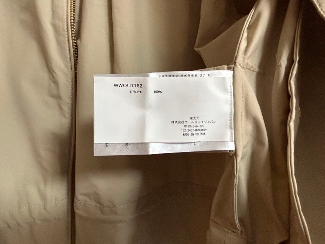 ウールリッチ　CITY BOMBERブルゾン　ベージュ