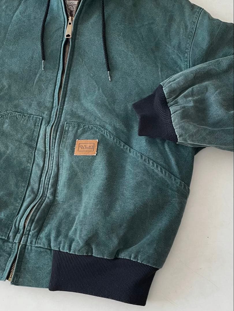 Walls コットンダックパーカー　グリーン LARGE ウォールズ