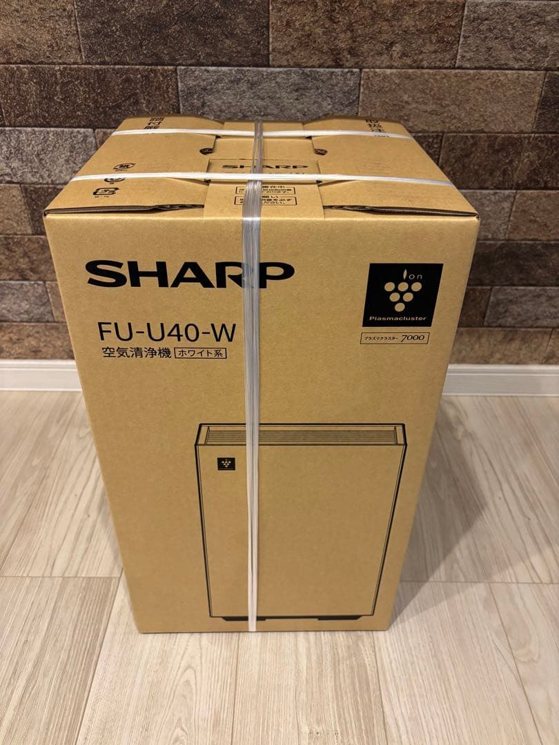 【最新2025年モデル】シャープ 空気清浄機 FU-U40-W ホワイト系