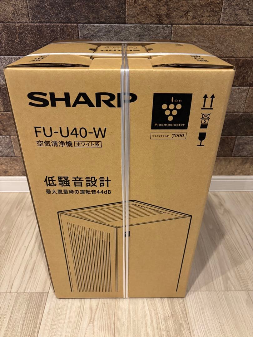 【最新2025年モデル】シャープ 空気清浄機 FU-U40-W ホワイト系