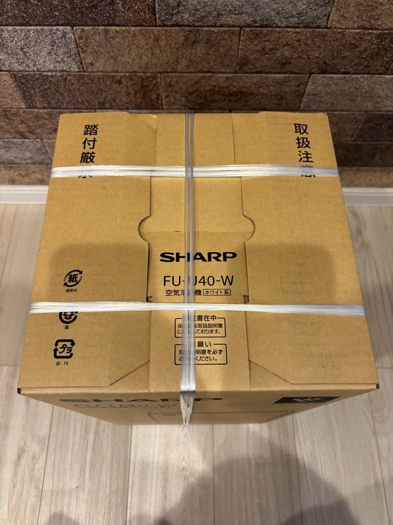 【最新2025年モデル】シャープ 空気清浄機 FU-U40-W ホワイト系