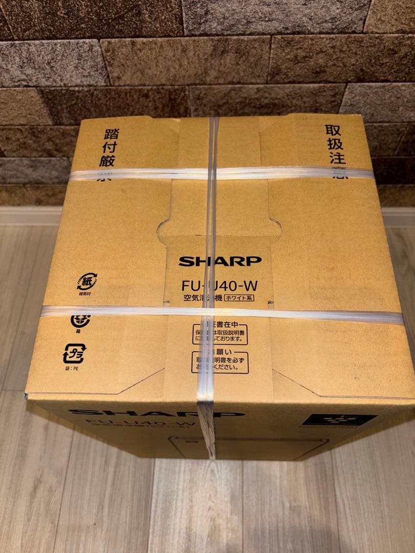 【最新2025年モデル】シャープ 空気清浄機 FU-U40-W ホワイト系