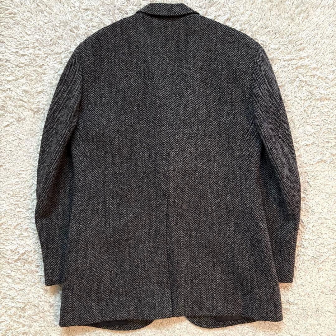 ★ヘリンボーン★ Harris Tweed テーラードジャケット 日本製 グレー