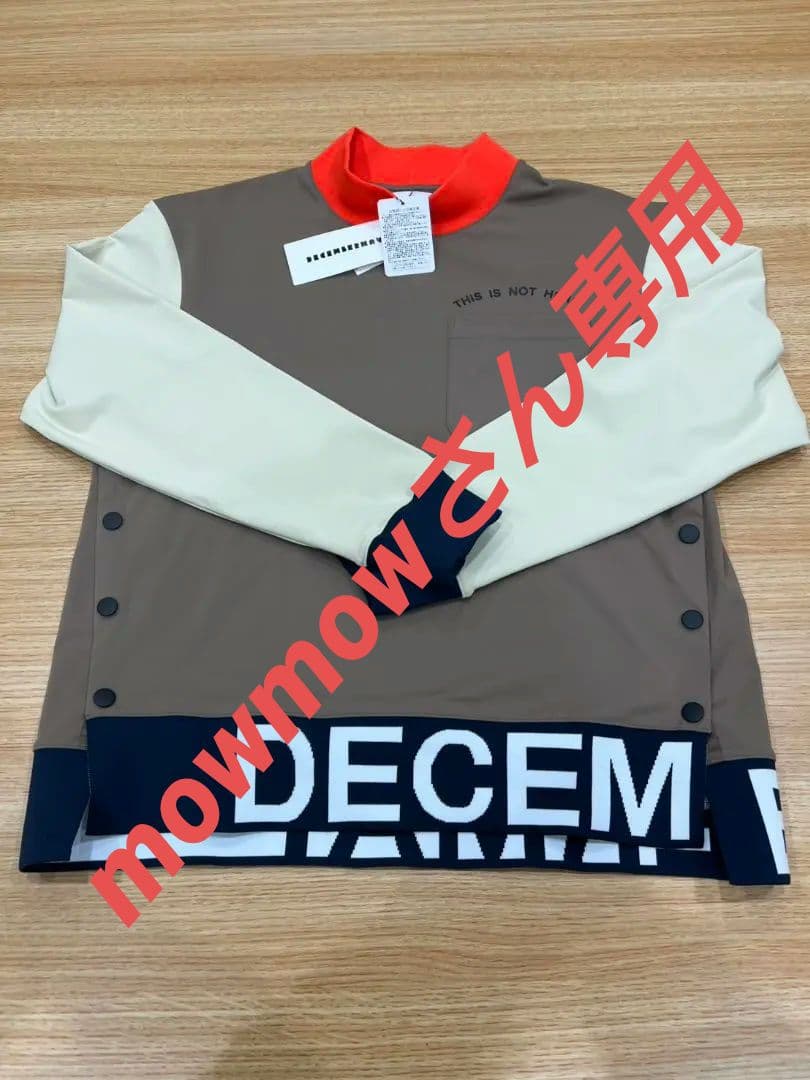 ディセンバーメイ ゴルフ モックシャツ メンズ レディース 長袖