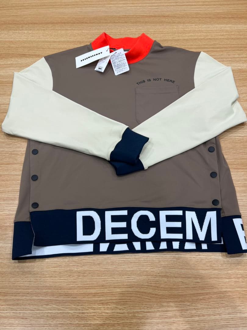 ディセンバーメイ ゴルフ モックシャツ メンズ レディース 長袖