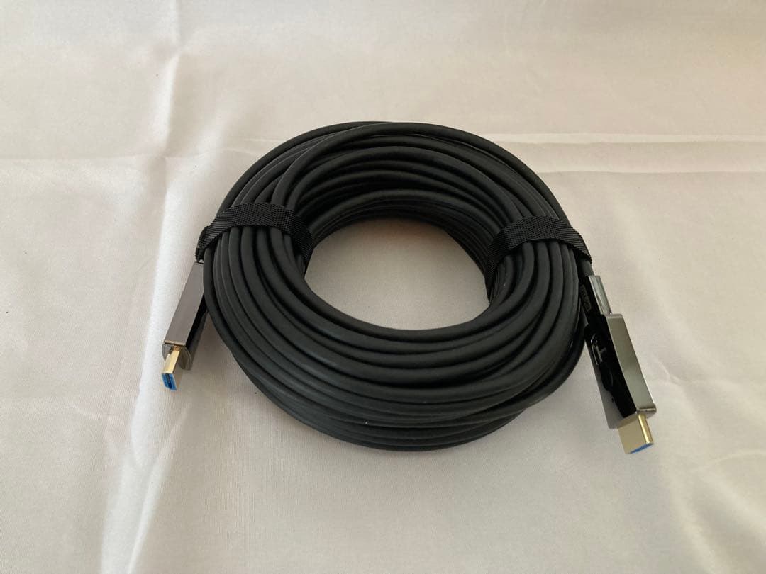 8K HDMI光ファイバーケーブル 20M 配管用