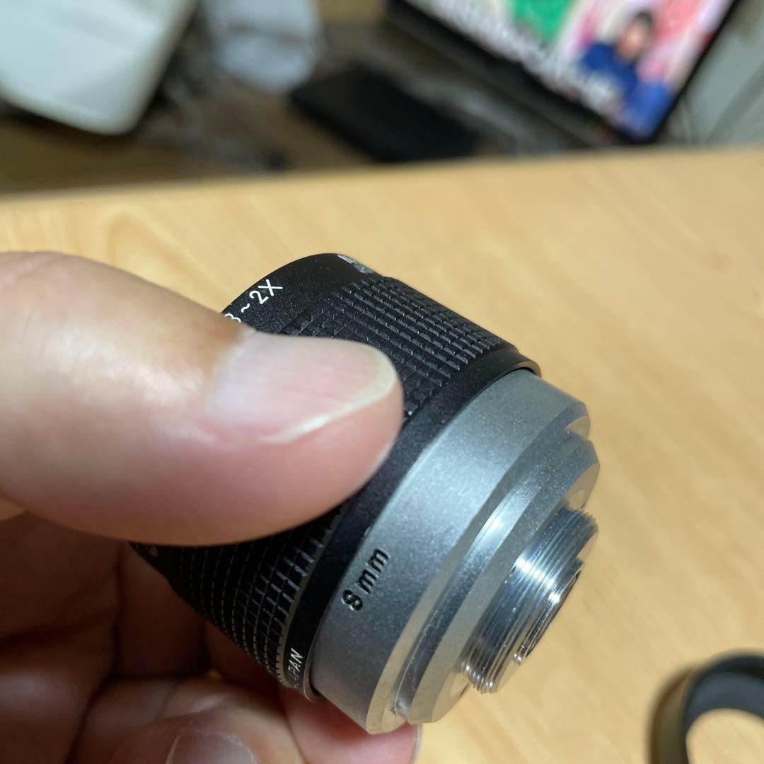 Nikon Nikkorex 8F zoom conversion 0.8-2×