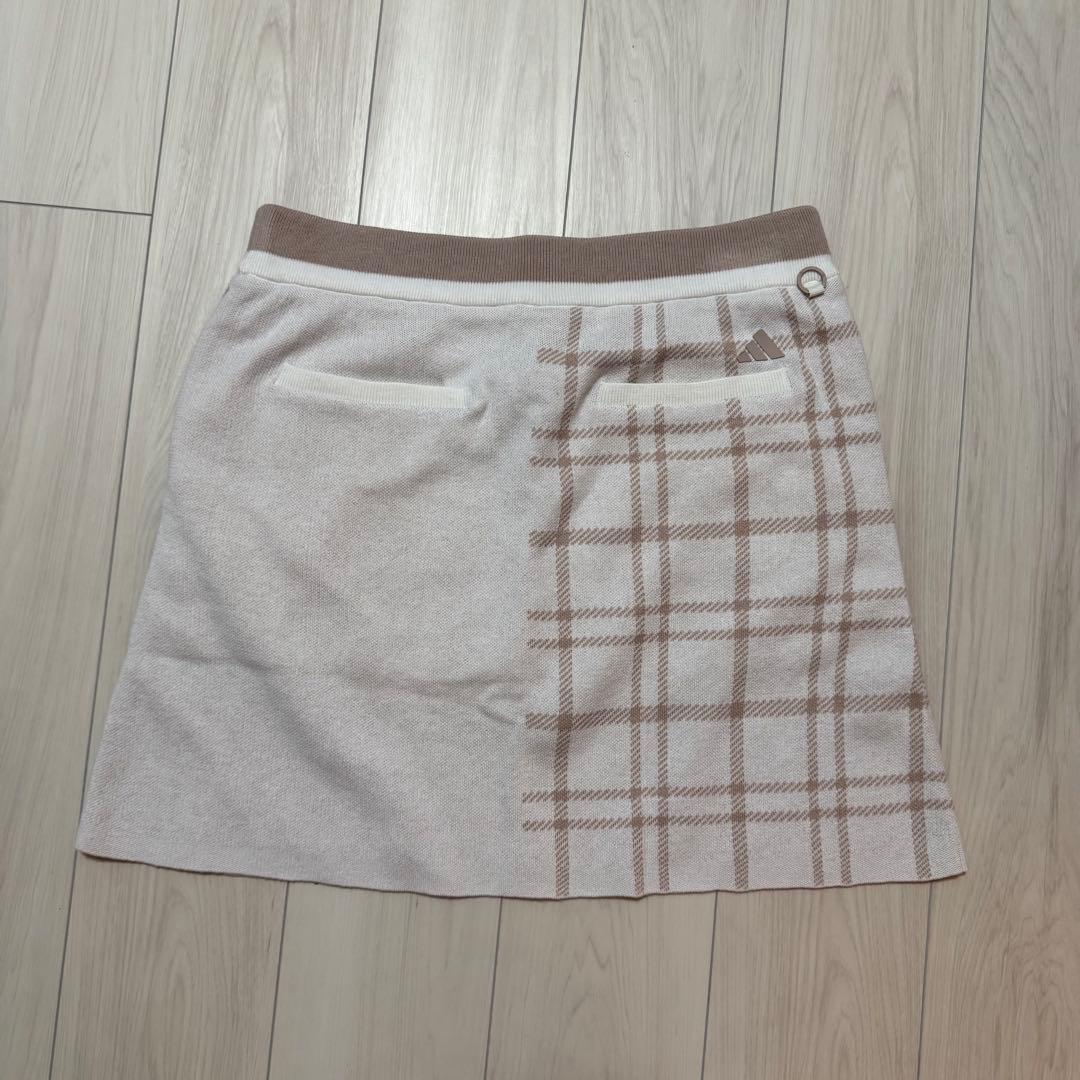 新品 セットアップ ゴルフウェア レディース セーター スカート 秋冬 ベージュ