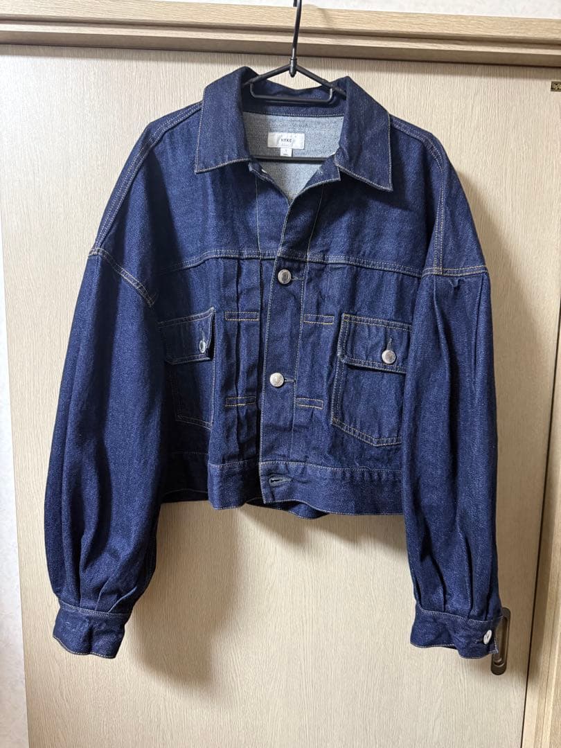 ジャケット・アウター HYKE balloon sleeve denim jacket