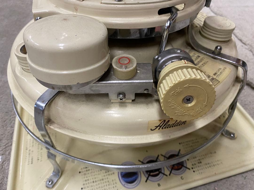 【アラジン】J380004B 灯油ストーブ　ビンテージ　Aladdin ジャンク