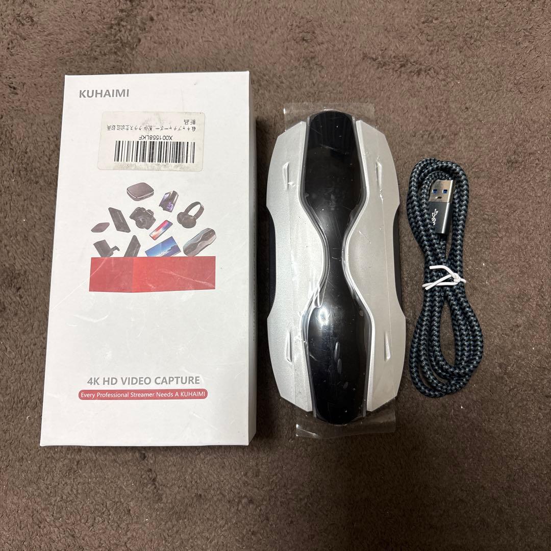 キャプチャーボード　マイク　ゲーミングヘッドセット　3点セット