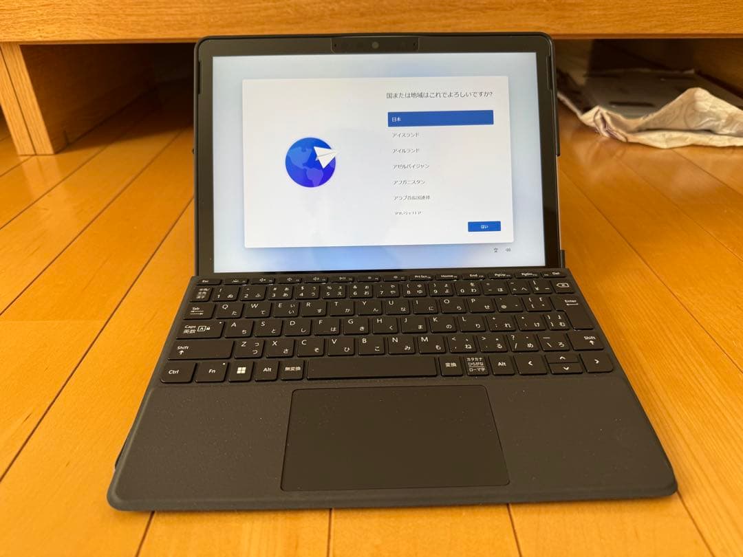 サーフェスGo2 取り外し可能キーボード付き