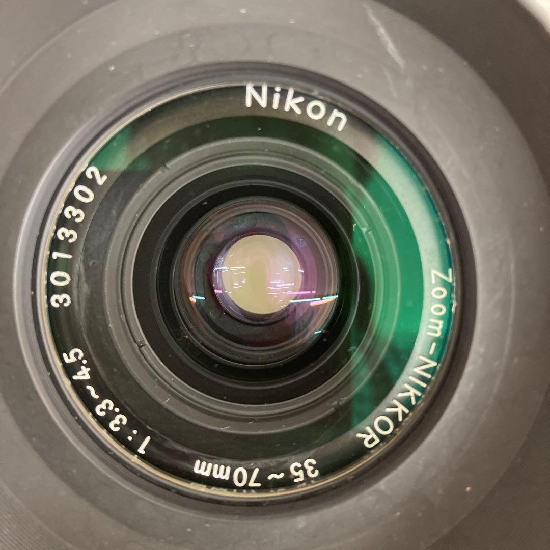 Nikon FM2 一眼レフフィルムカメラ 35-70mmレンズ付き 動作確認済