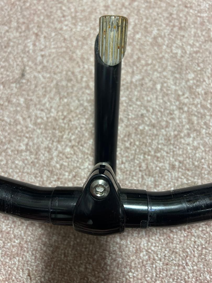 NITTO pearlステム•NITTO BLブルホーン　ハンドルセット