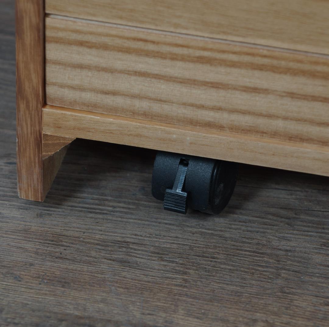 【新品・未使用】 桐製 マルチストッカー キッチンラック 収納　ワゴン