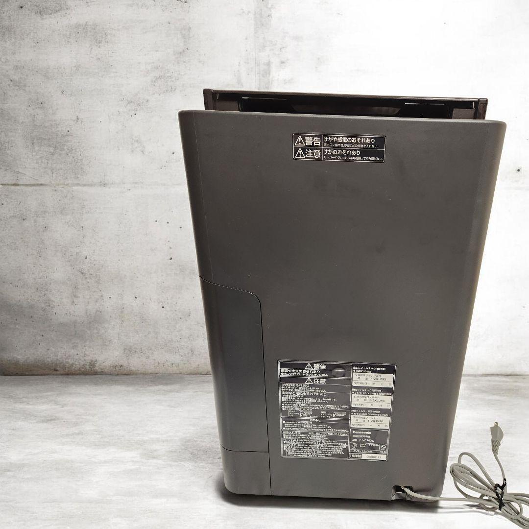 ​極美品 Panasonic 加湿空気清浄機 F-VC70XS 木目調 清掃済