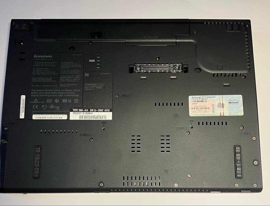ThinkPad T61 SSD換装 Win10 完動品 日本語キーボード