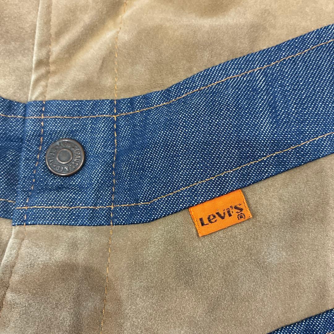 70s スキーリーバイス ビンテージ デニム ダウンベスト Lサイズ