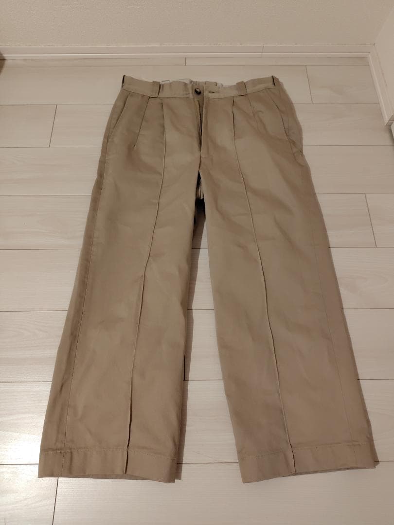 パンツ FRONT TUCK ARMY TROUSER