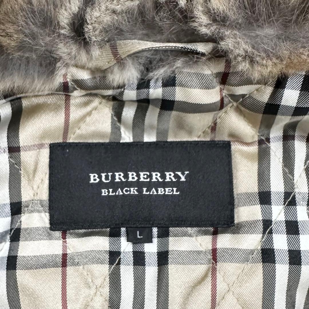 〈美品〉BURBERRY BLACK LABEL【L】ミリタリー モッズコート