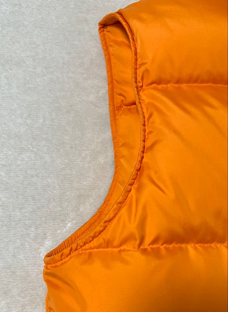 90s 人気のマンゴーオレンジ エルエルビーン ダウンベスト