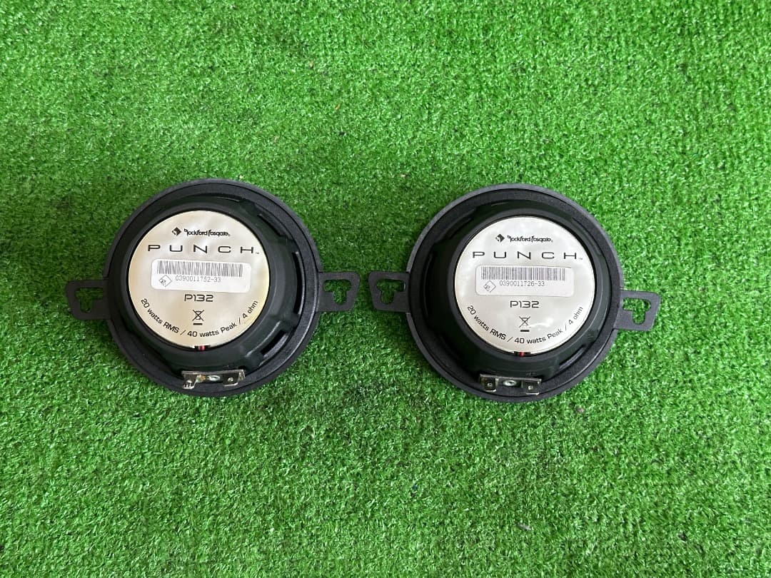 Rockford Fosgate P132カースピーカー 8.7cm動作確認済み