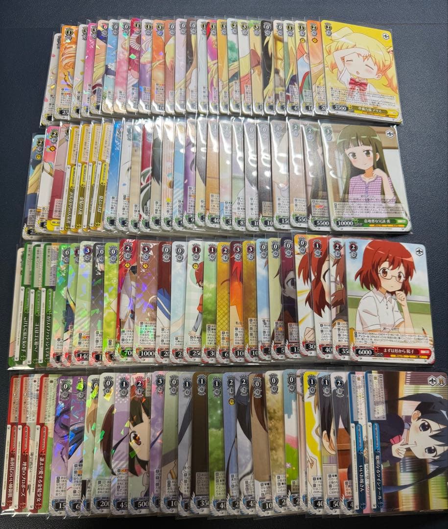 きんいろモザイク　RR以下4コン　TD4コン　先攻後攻マーカー付　a版